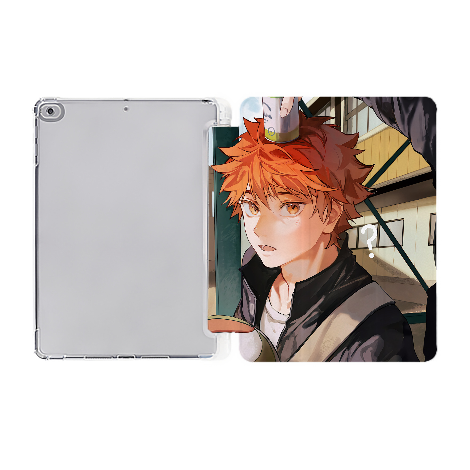 （画像用） ハイキュー!! Haikyu!! IPad ケース ペン収納付き 三つ折りスタンド PUレザー×シリコン 対応機種9.5/10.5/10.9インチ